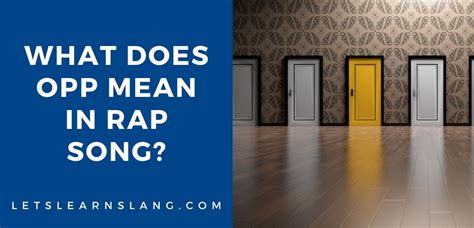 op slang meaning|what does opp mean slang.